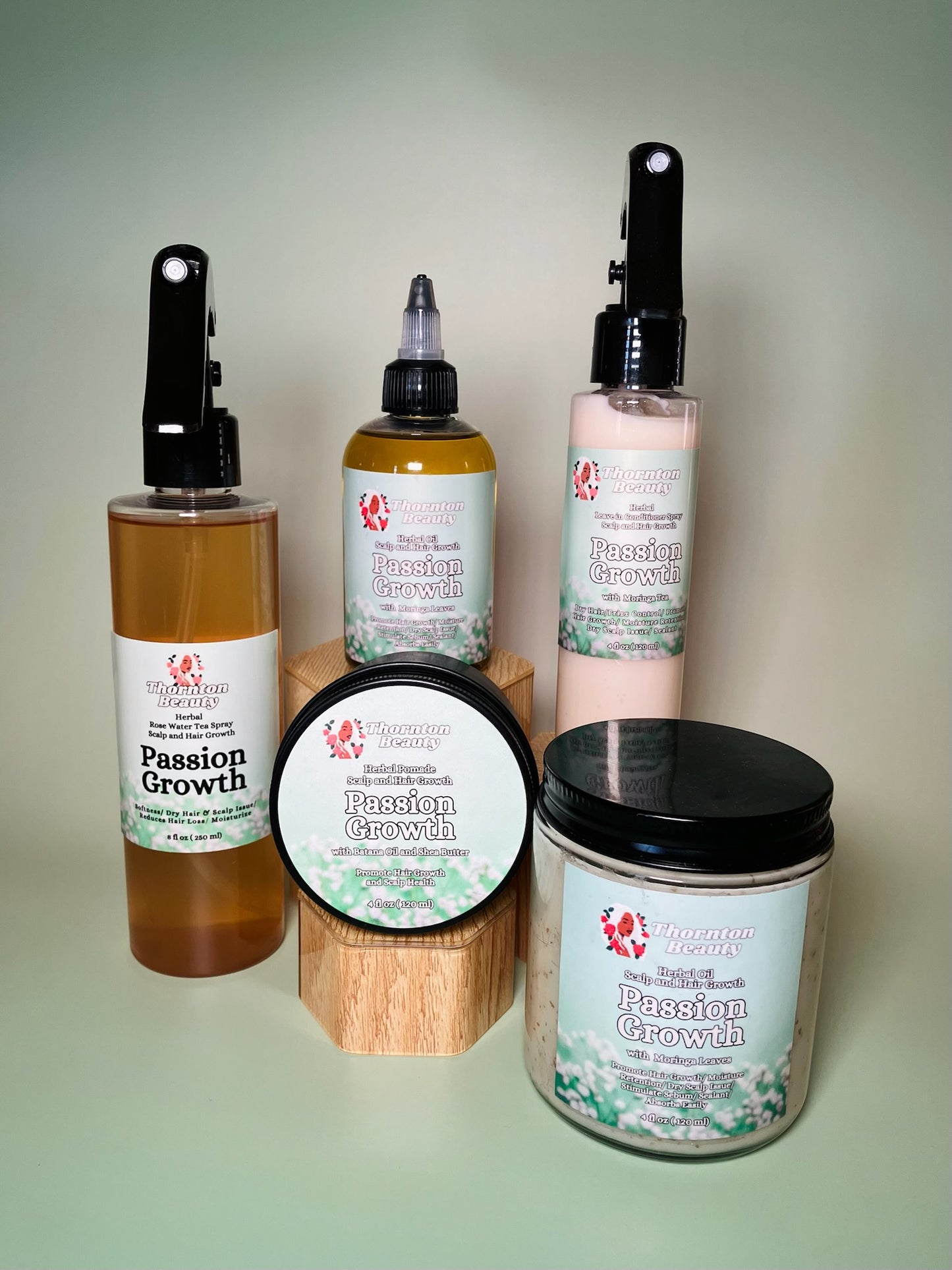 Passion Growth Herbal Hair Care Line